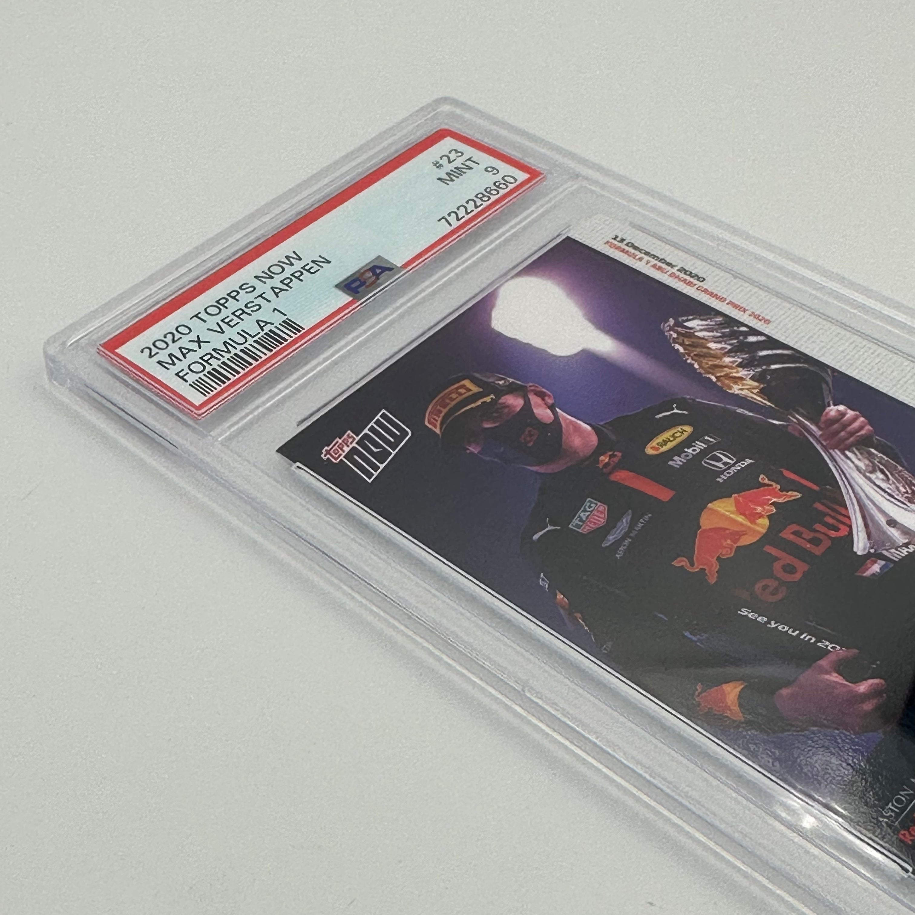 PSA 9 Graded MAX VERSTAPPEN #23 Trading Card - Perfect for Collectors, Sports Memorabilia Enthusiasts & F1 Racing Fans