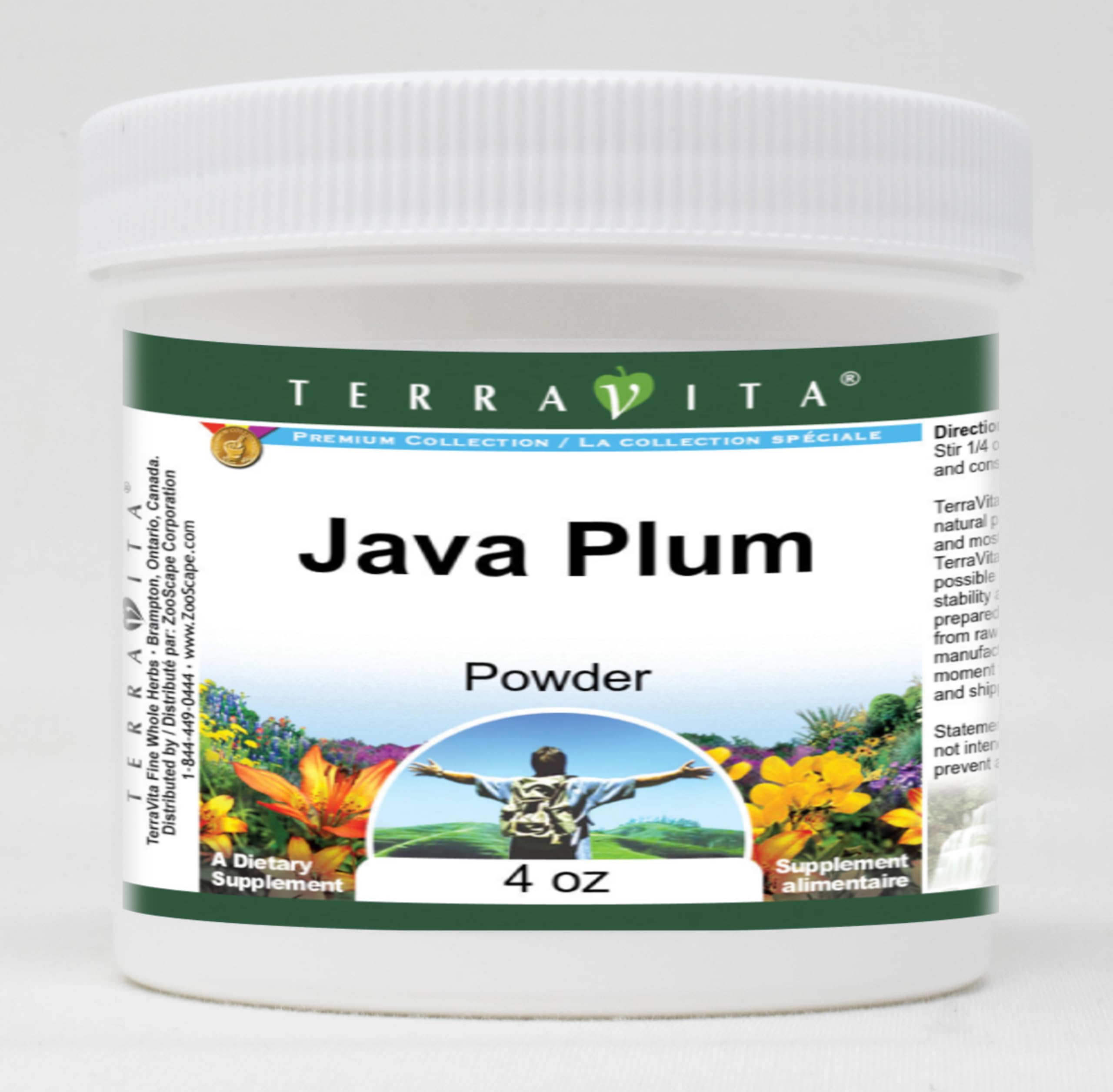 Organic Java Plum Powder (4 oz) - 100% Natural & Gluten-Free | Antioxidant-Rich Superfood for Smoothies, Baking & Healthy Recipes (ZIN: 520589)