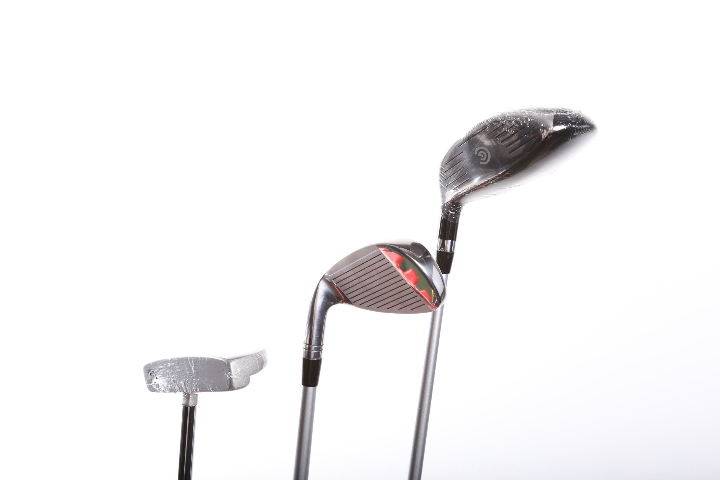 Cleveland CGJ Small Fairway 7 Iron Putter Complete Golf Club Set Right Hand Graphite Shaft for Youth - Perfect for Junior Golf Training & Practice