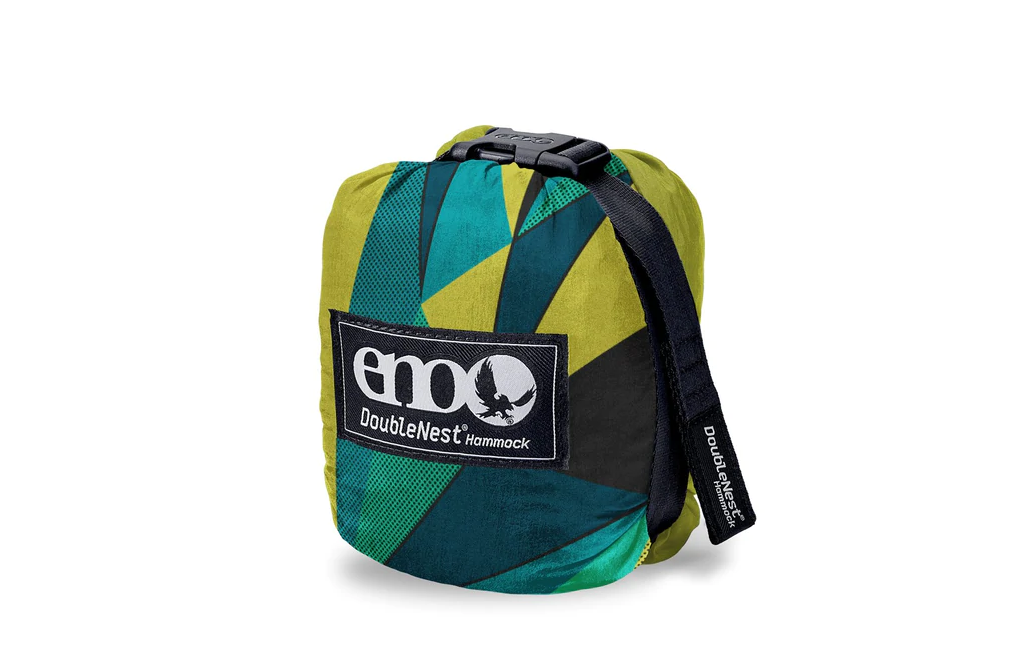 Eno DoubleNest Hammock with Vibrant Prints - Lightweight & Portable for Camping, Backpacking, Beach & Outdoor Adventures