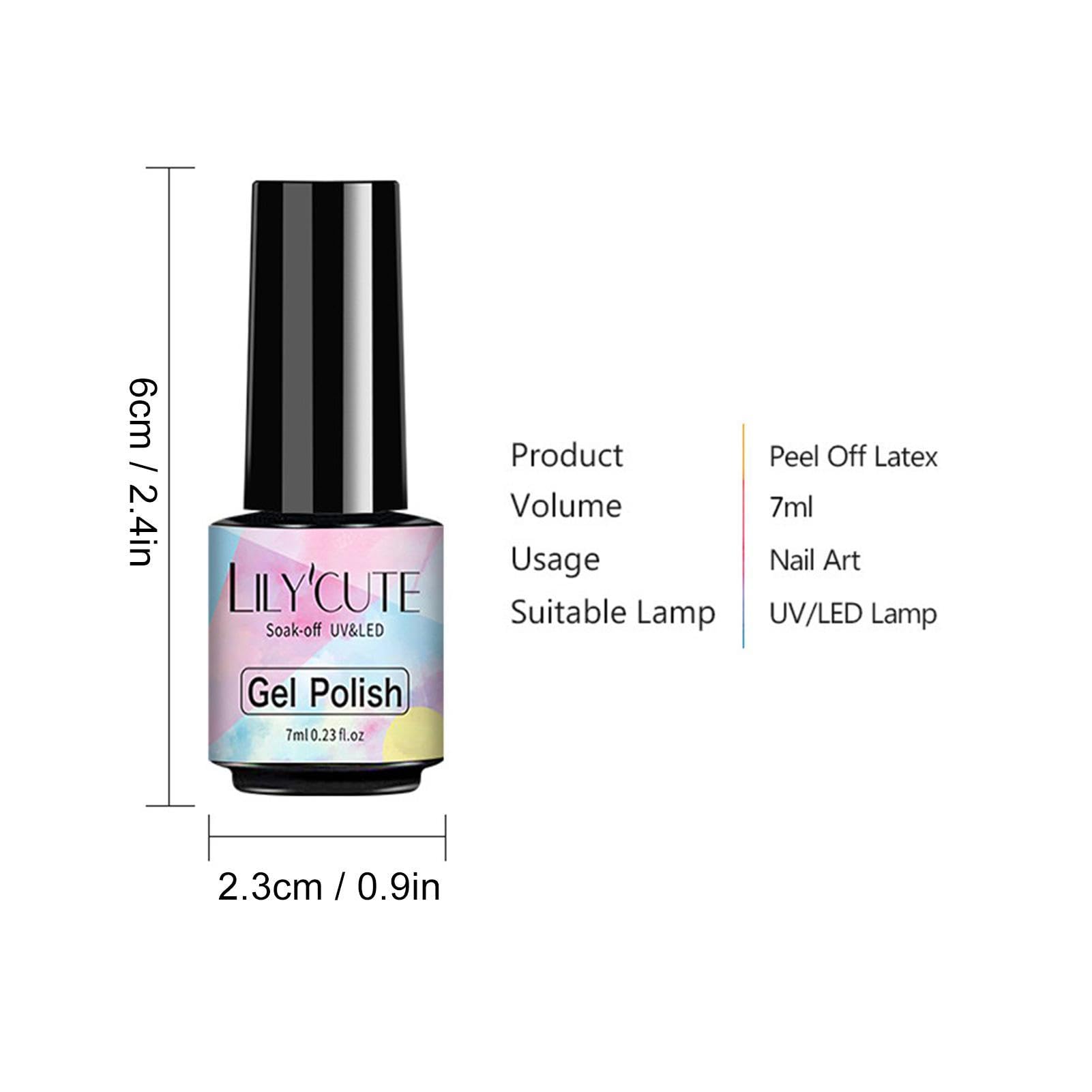 Peel Off Liquid Nail Polish Tape - 7ML Nail Polish Barrier & Cuticle Protector for Gel Nails | Easy Nail Art Protection, Manicure Helper | Perfect for Home Salon, DIY Nail Designs & Professional Use
