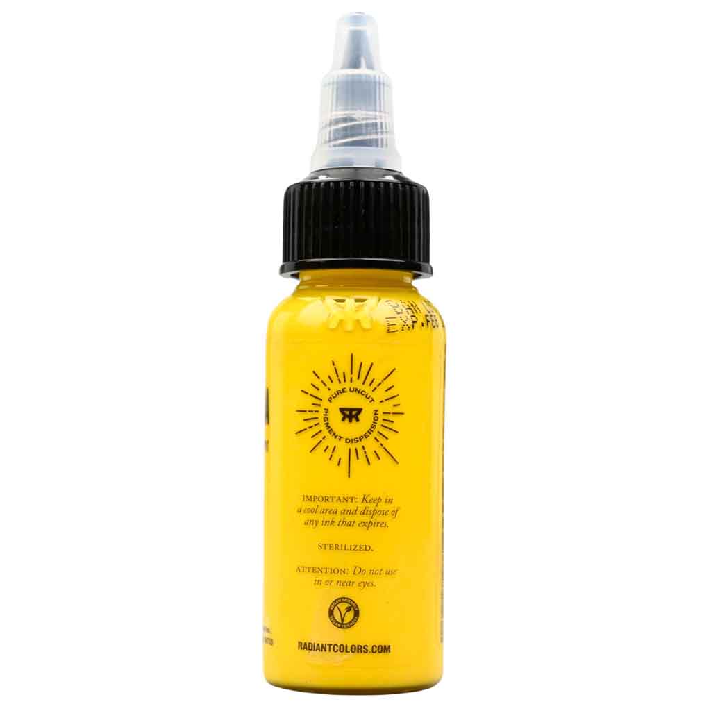 Premium Banana Yellow Tattoo Ink - 1 oz Bottle for Vibrant & Long-Lasting Body Art - Ideal for Professional Tattoo Artists & DIY Enthusiasts - Perfect for Sleeves, Small Details & Color Blending