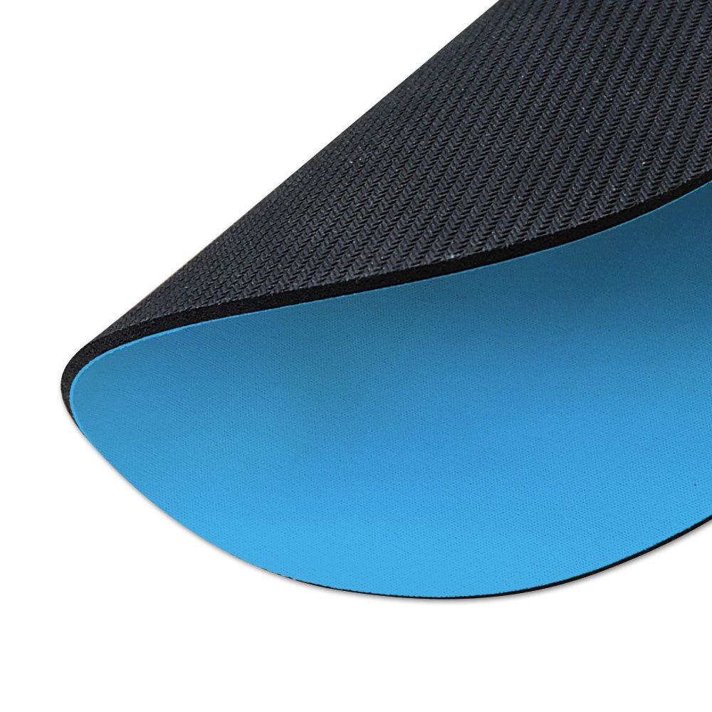 Non-Slip Round Mouse Pad - FINCIBO Solid Baby Blue Ergonomic Desk Mat for Home Office, Gaming & Workstation Use | Perfect for PC, Laptop & Computer Setup