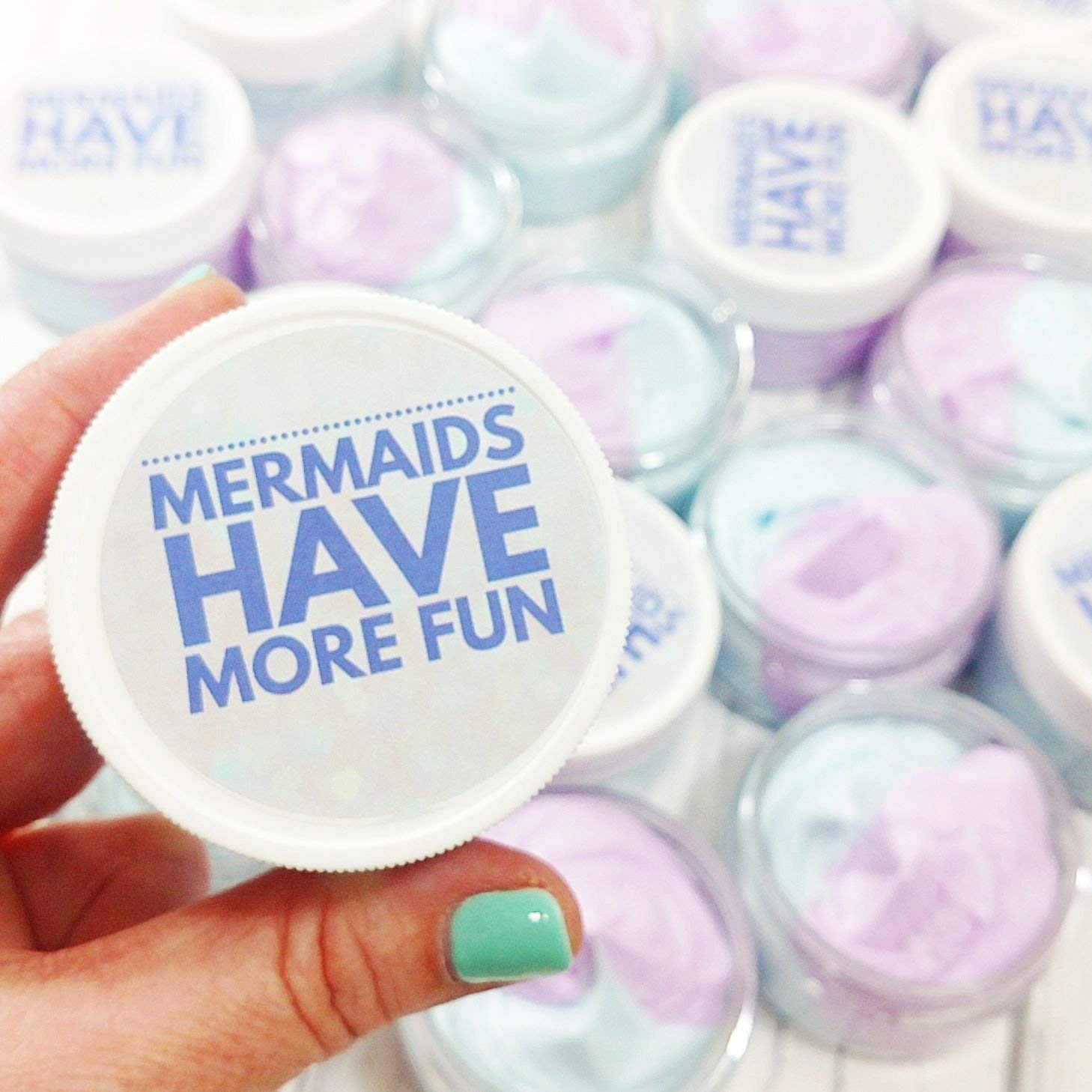 Mermaid Whipped Body Butter Lotion for Kids - Moisturizing & Nourishing Skin Care - Perfect for Little Girl Birthday Party Favors & Under the Sea Themed Events - Great for Dry Skin & Daily Use