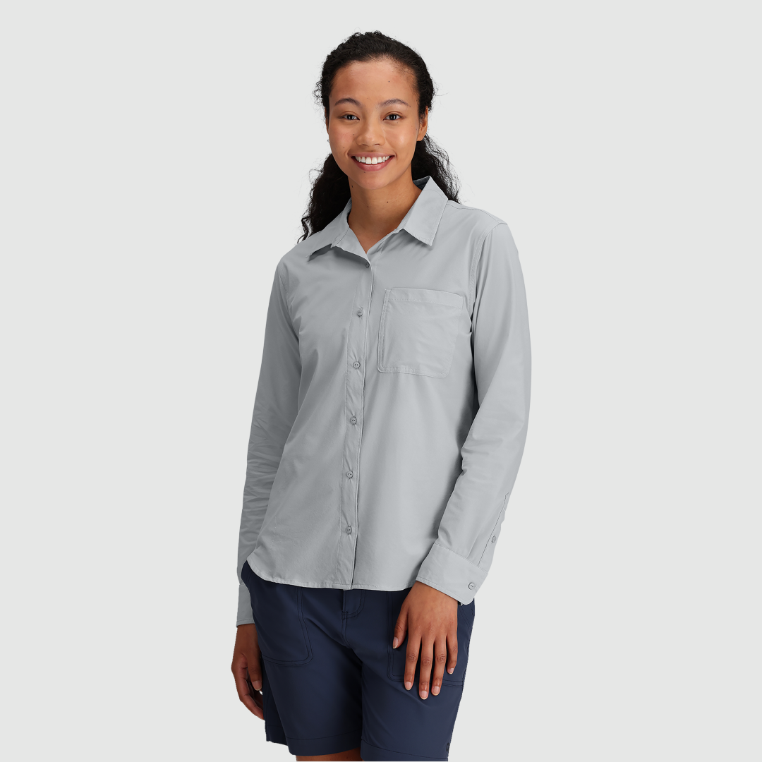 Astroman Women's UPF 50+ Long Sleeve Sun Shirt - Lightweight Breathable UV Protection Shirt for Hiking, Fishing & Outdoor Activities