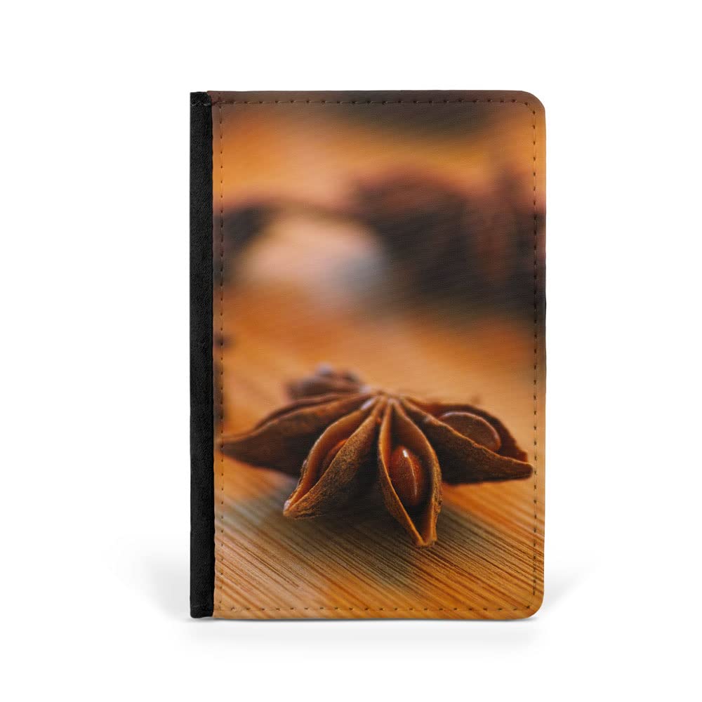 Premium Star Anise Spice Herbs - Flip Wallet for Travel & Passport ID Organizer - Perfect for Business Trips & Vacations