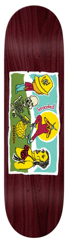 Krooked Manderson Bone Complete Skateboard (8.38