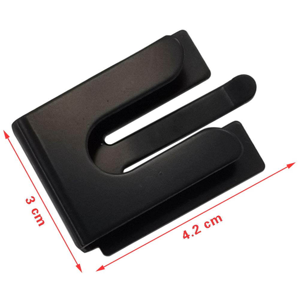 Universal Microphone Holder Clip for Motorola Kenwood Yeasu TYT Hytera Baofeng - Adjustable Hand Hook for Car Radio Walkie Talkie - Perfect for Truck Drivers, Security Guards & Outdoor Adventures