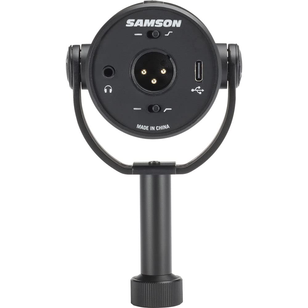 Samson Q9U XLR/USB Dynamic Broadcast Microphone - Professional Studio Recording, Podcasting & Streaming Mic with Cardioid Pattern - Perfect for Home Studios, Gaming & Voice Overs
