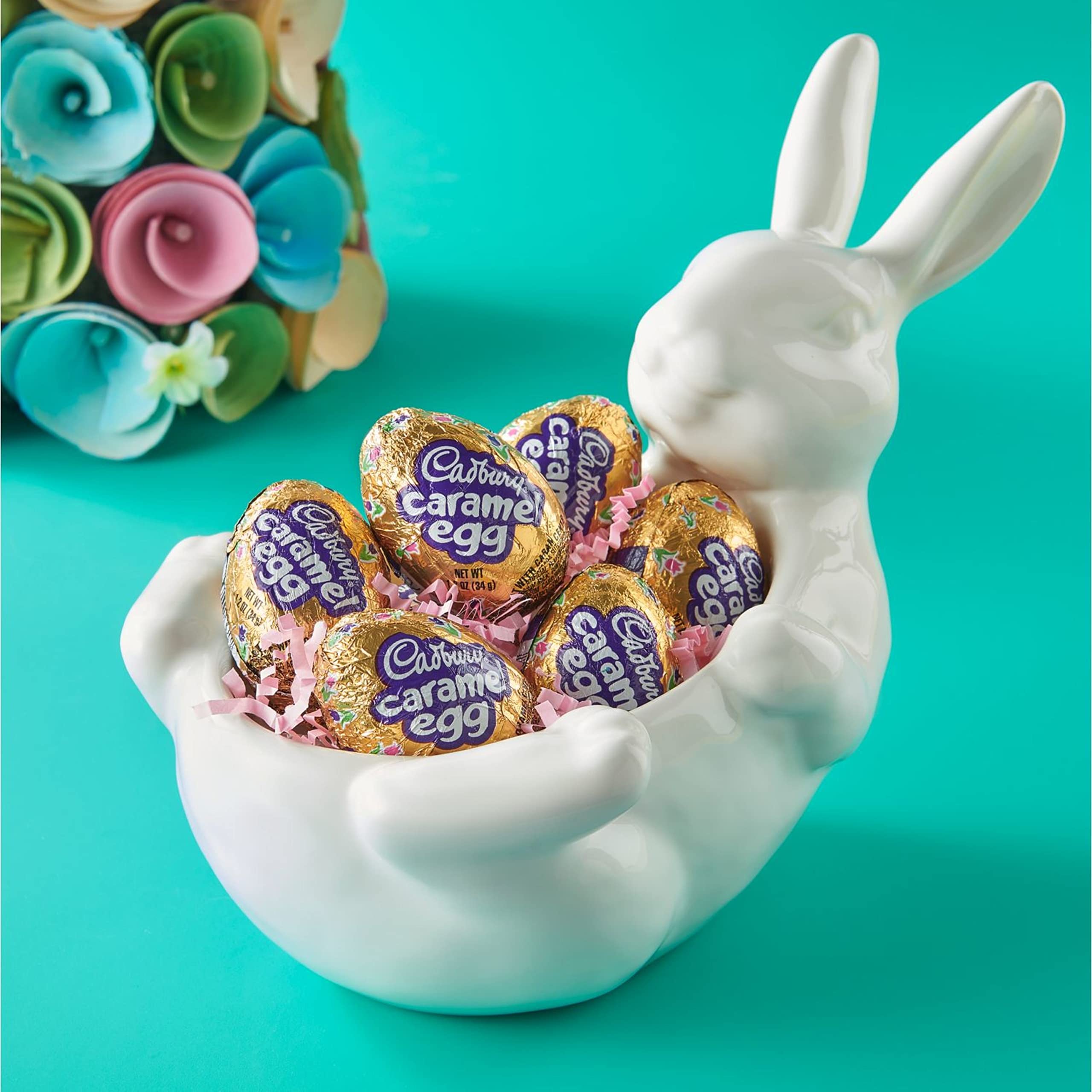 **Cadbury Milk Chocolate Caramel Eggs - 48 Count Bulk Easter Candy (1.2 oz Each) - Perfect for Easter Baskets, Party Favors & Holiday Treats**
