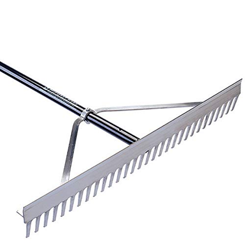 Jaypro Sports FR-24 24-Inch Field Rake - Durable Baseball & Softball Field Maintenance Tool for Leveling Dirt & Grooming Infields