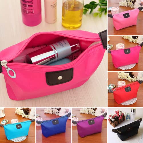 TASMAI Small Waterproof Cosmetic Makeup Bag Set of 2 - Travel Organizer Pouch for Toiletries & Beauty Essentials | Perfect for Vacation, Gym, and Daily Use