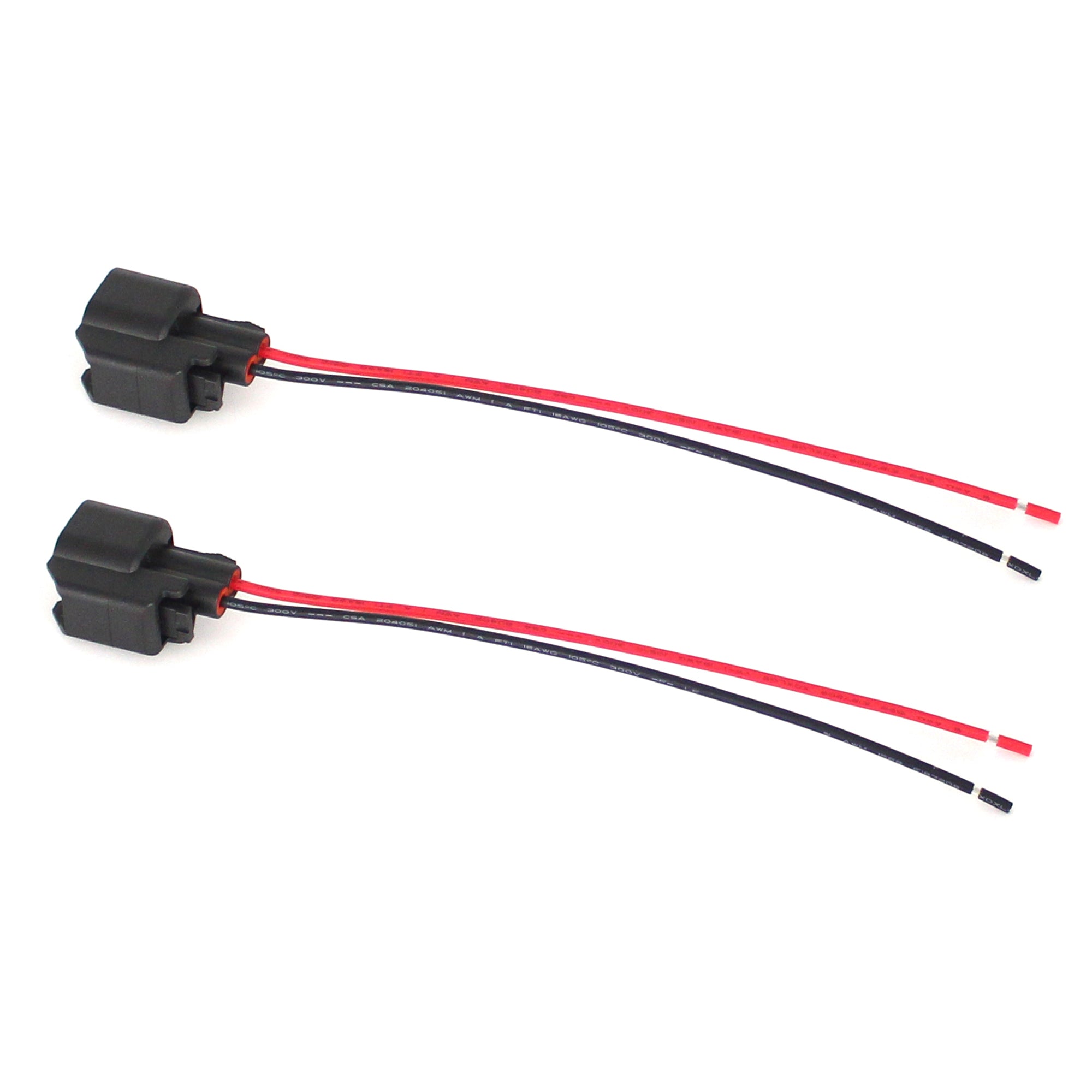 2-Pack 2 Pin ABS Wheel Speed Sensor Waterproof Connectors with 5 Pigtail Harness - Compatible with Most Vehicles, Ideal for Automotive Repair & DIY Projects