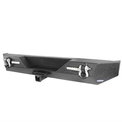 Stubby Front Bumper & Trail Rear Bumper Combo for 87-06 Jeep Wrangler TJ YJ | Heavy Duty Off-Road Protection | Perfect for Rock Crawling & Trail Adventures