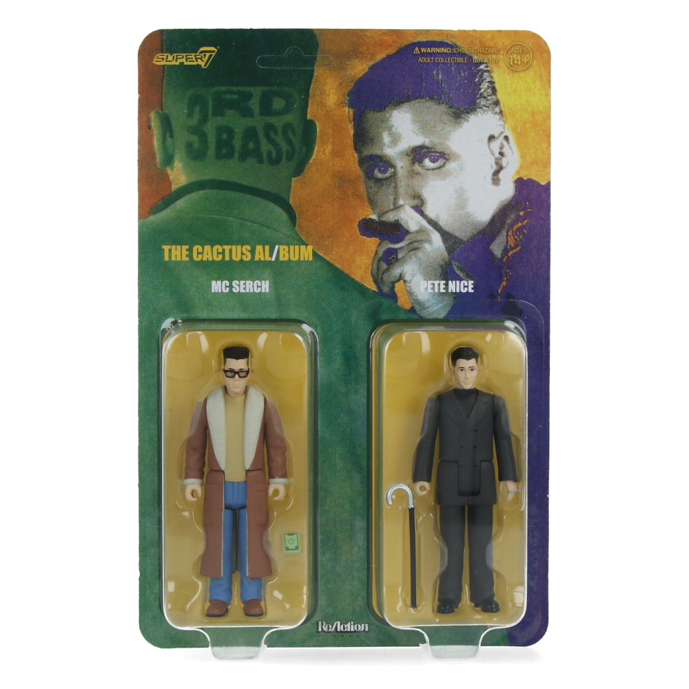 3rd Bass (2-Pack) ReAction Figures - Collectible Music Memorabilia for Fans & Gift Ideas