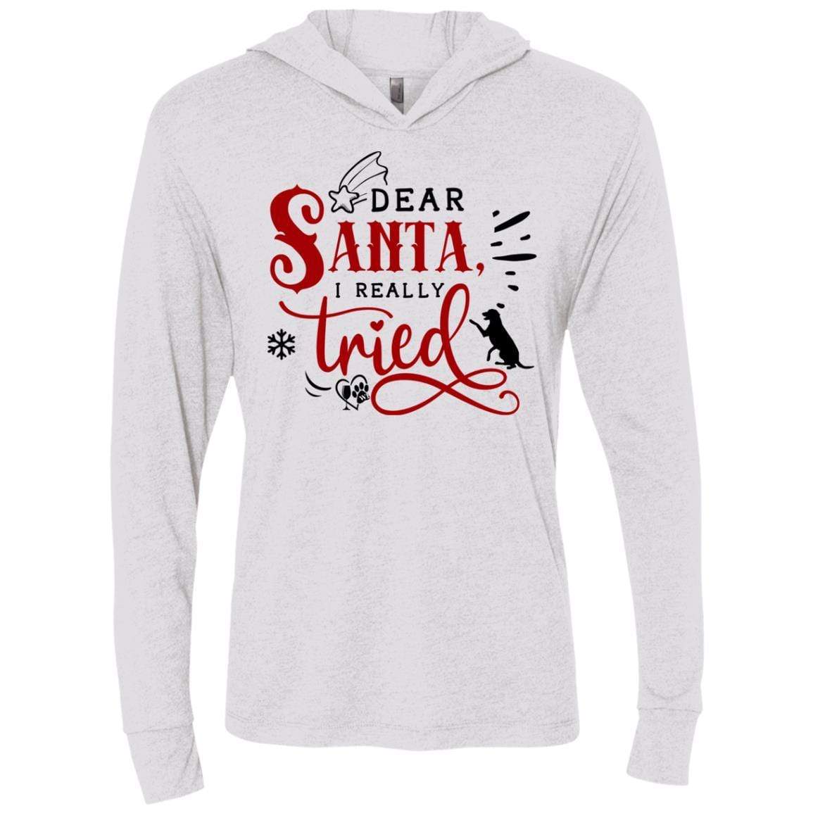 WineyBitches.Co Unisex Tri-Blend Long Sleeve Hooded T-Shirt | Soft Cotton Blend Pullover for Men & Women | Perfect for Casual Wear, Lounge & Outdoor Activities