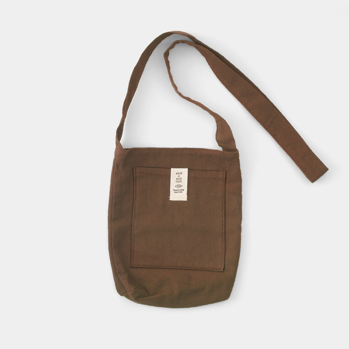 TRAVELER'S COMPANY Traveler's Factory Sacoche Brown Bag - Stylish & Functional Crossbody Pouch for Travel, Work & Everyday Use