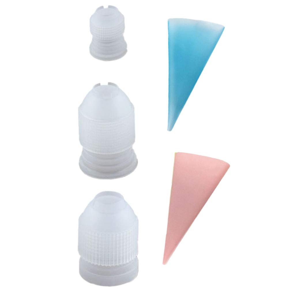 Hemoton 12-Piece Cake Decorating Kit - Professional Piping Bags Set with Icing Tips for Cupcakes, Cookies, Pastry & Cake Frosting - Perfect for Baking, Wedding Cakes, Birthday Party Dessert Decorating
