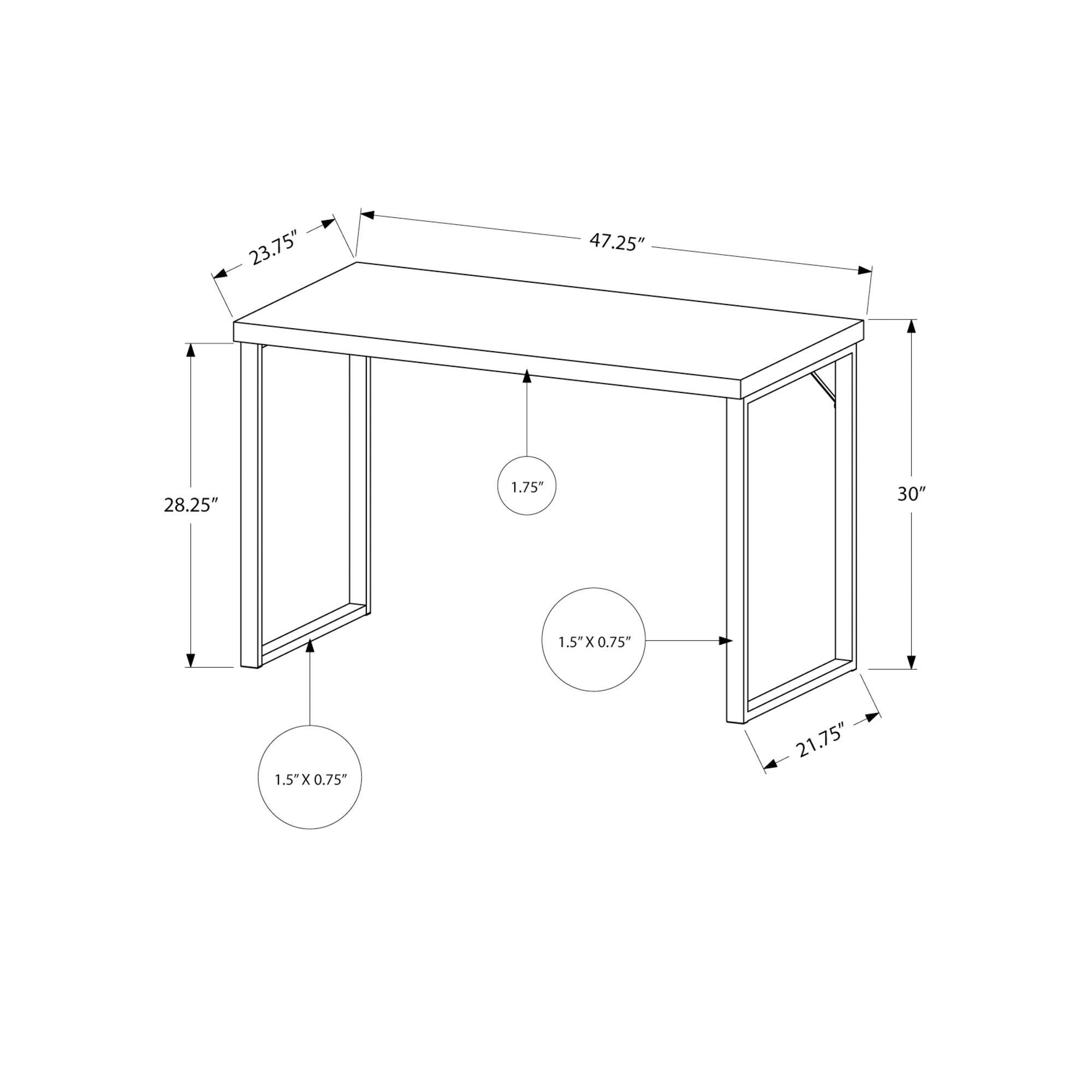 Monarch Office Desks I 7154 - Premium Wooden Executive Desk for Home & Office Workspace