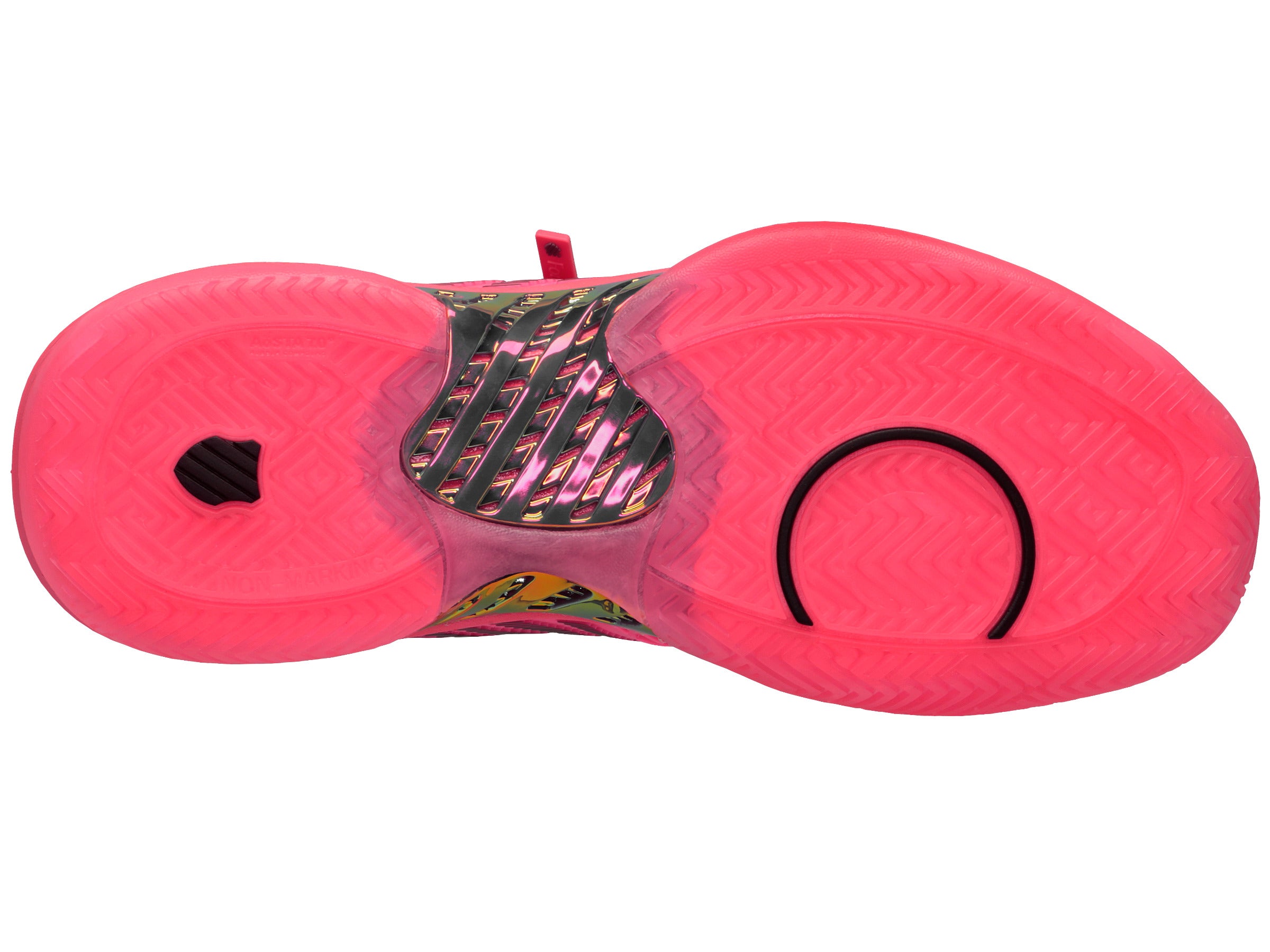 Hypercourt Supreme Lucky in Love Women's Tennis Shoes - Neon Pink/Gray Silver | Lightweight Cushioned Court Sneakers for Women | Perfect for Tennis, Gym & Casual Wear