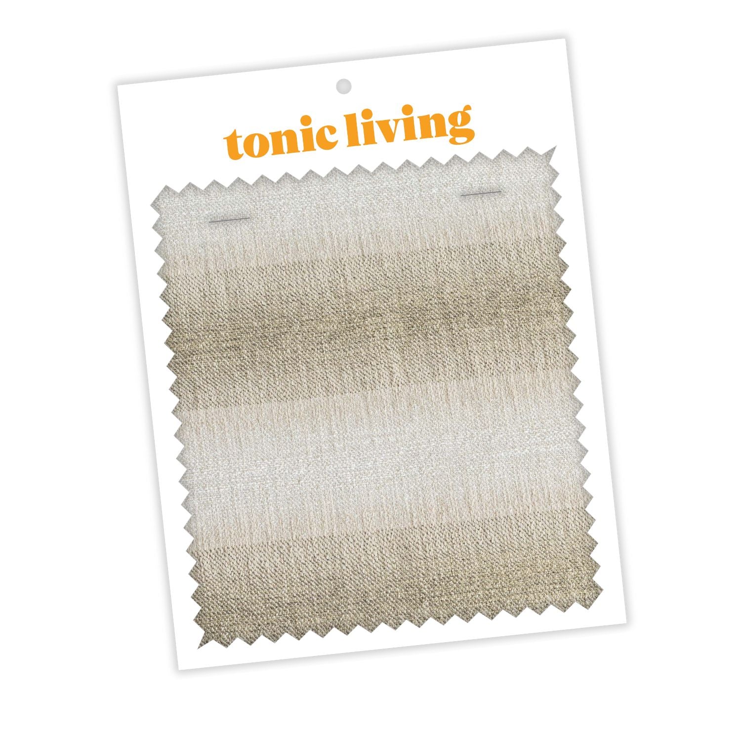 Tahoe Stripe Moss Fabric Swatch - Premium Textile Sample for Upholstery, Curtains & Home Decor | Perfect for DIY Projects & Interior Design