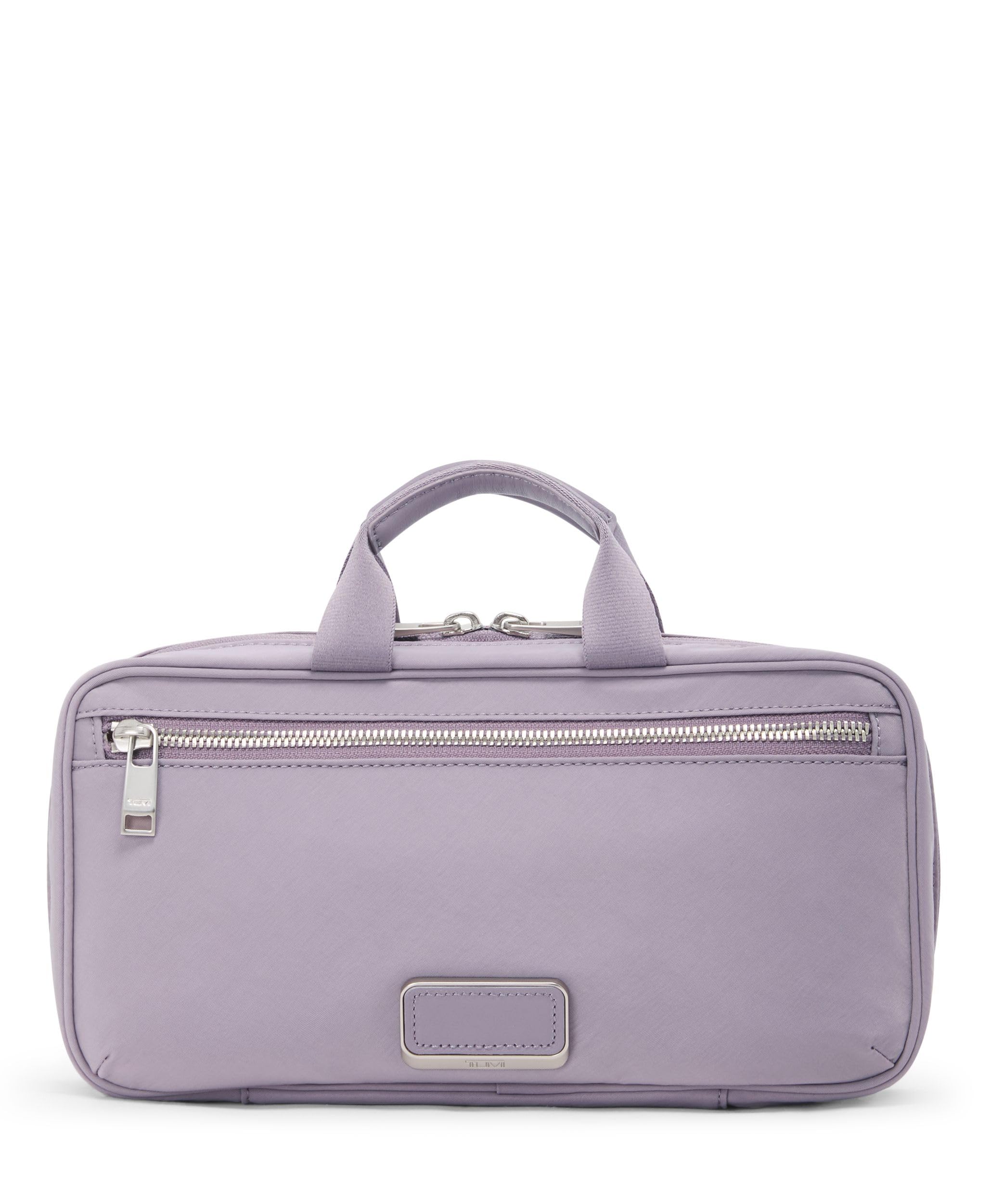 TUMI Voyageur Madeline Cosmetic Bag for Women - Lightweight Travel Makeup Organizer with Zip Pockets & Metal Hanger - Perfect for Airplane Carry-On, Gym Essentials & Weekend Getaways
