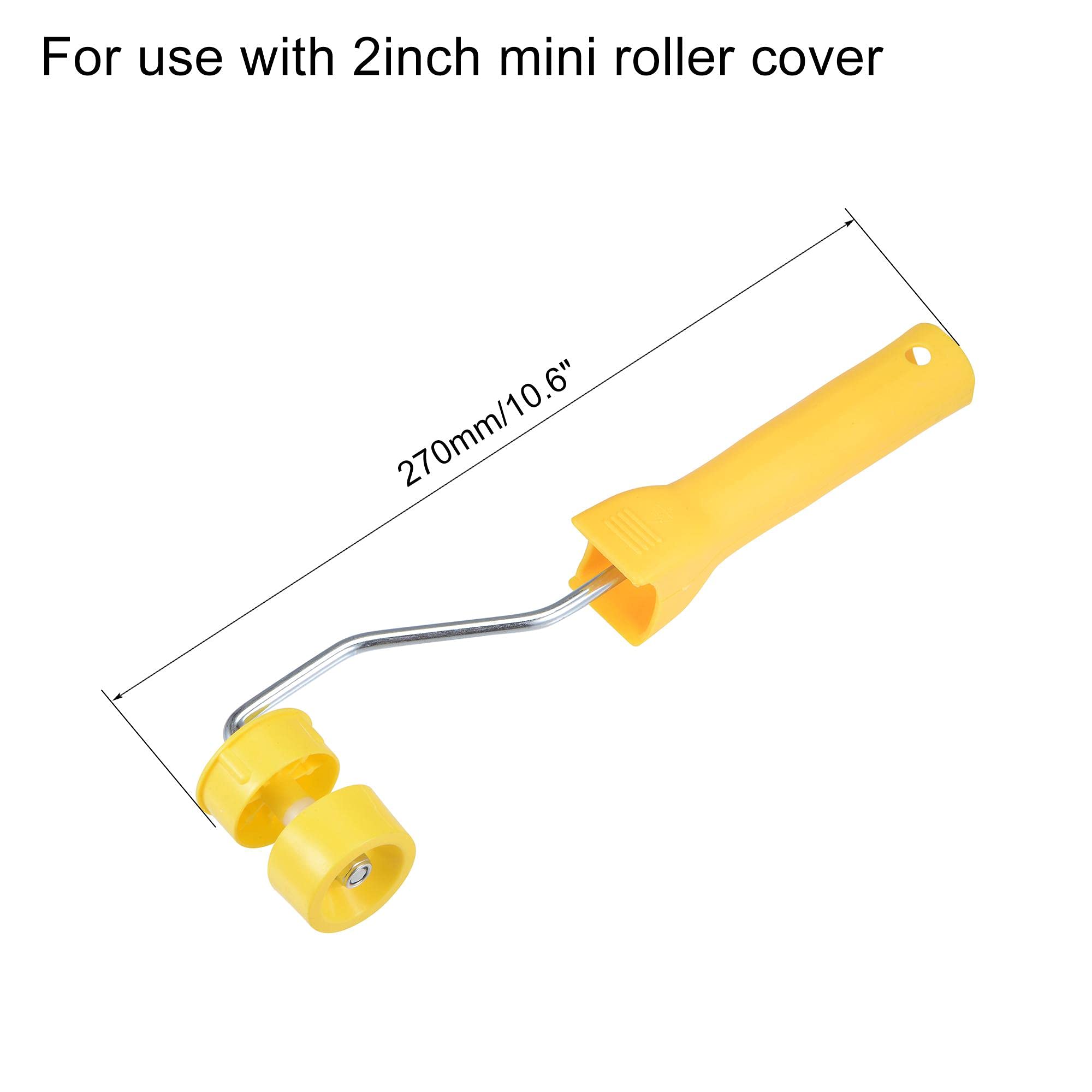 uxcell 2 Inch Paint Roller Frame with 10.6