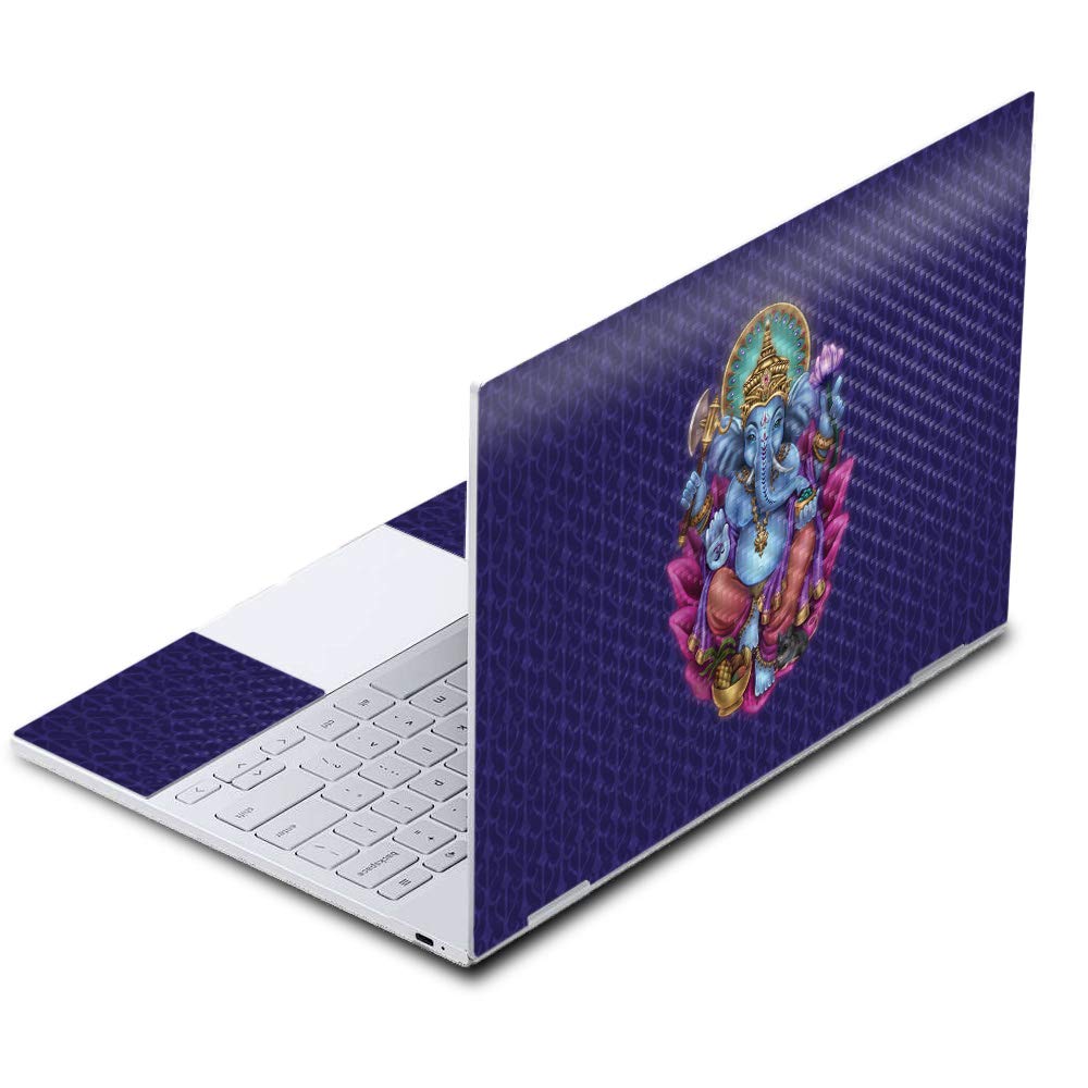 Premium Carbon Fiber Skin for Google Pixelbook - Ganesha Elephant Design | Protective & Durable Textured Cover | Easy to Apply & Remove | Made in USA | Perfect for Office, Travel & School Use