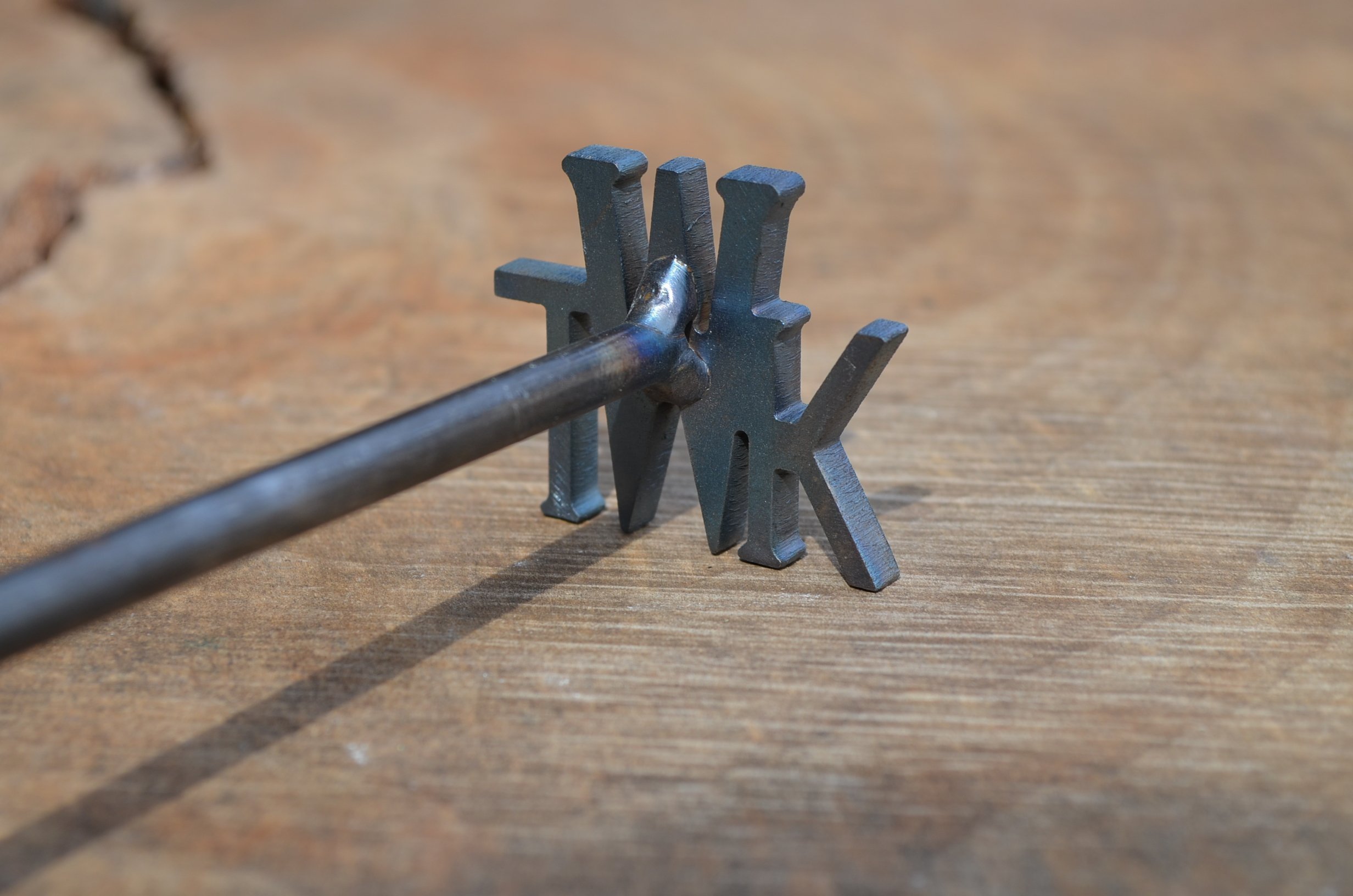 Custom Monogram Branding Iron - Personalized Wood & Leather Branding Tool - Perfect for DIY Crafts, Woodworking, and Father's Day Gifts - Great for Wood Burning, Leather Crafting, and Homemade Projects