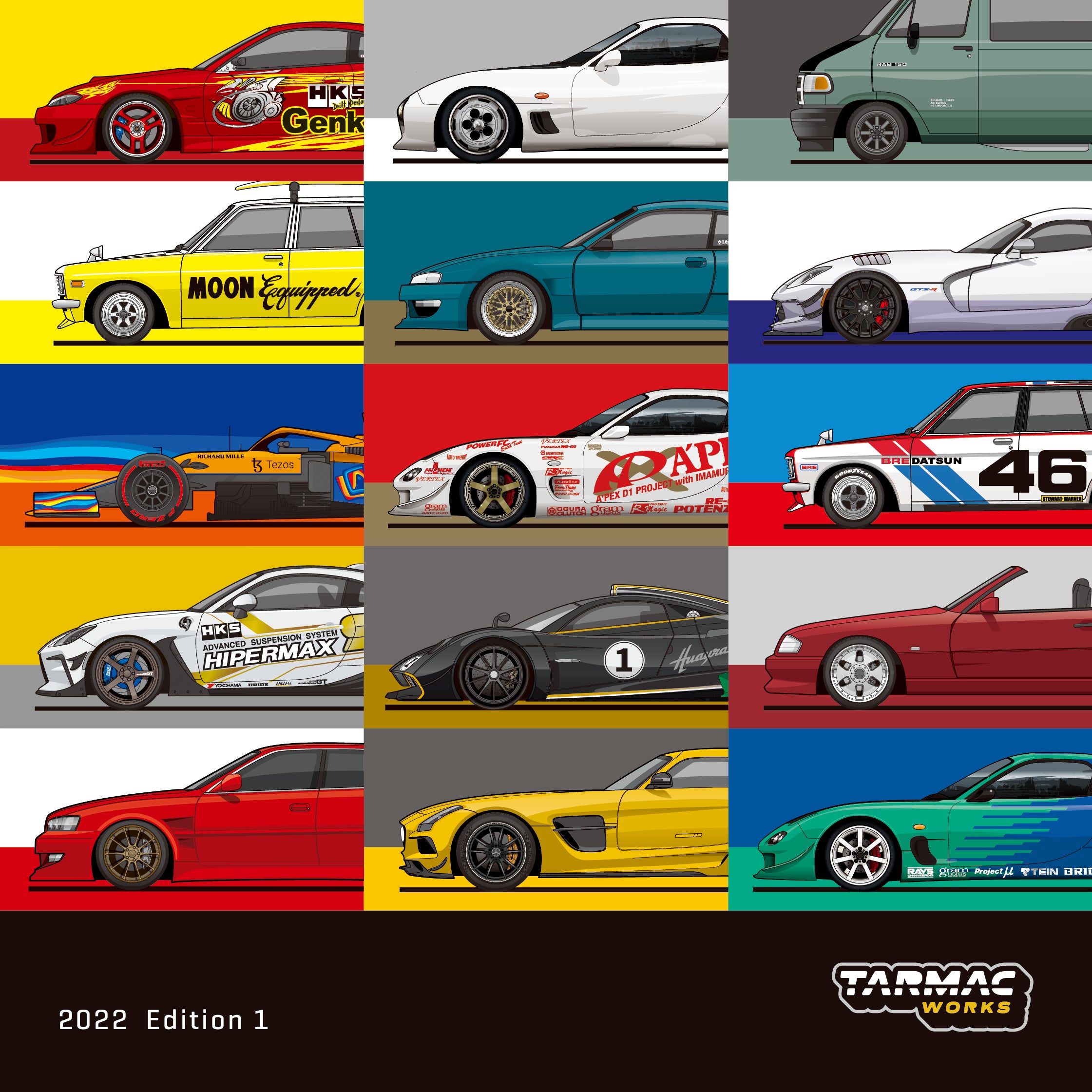Tarmac Works 2022 Edition 1 - Premium Diecast Model Cars Catalog & Collector's Guide | Perfect for Car Enthusiasts, Gift Ideas & Display Collections