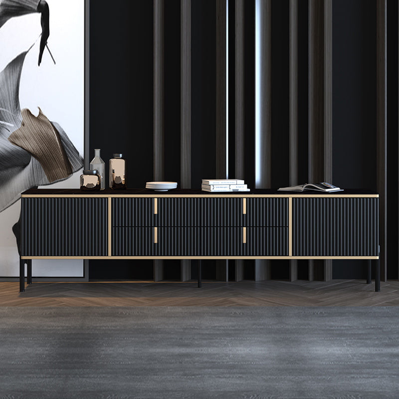Modern Italian Minimalist TV Stand - Diego Wooden TV Console for Living Room - Stylish Entertainment Center for Flat Screen TVs up to 65