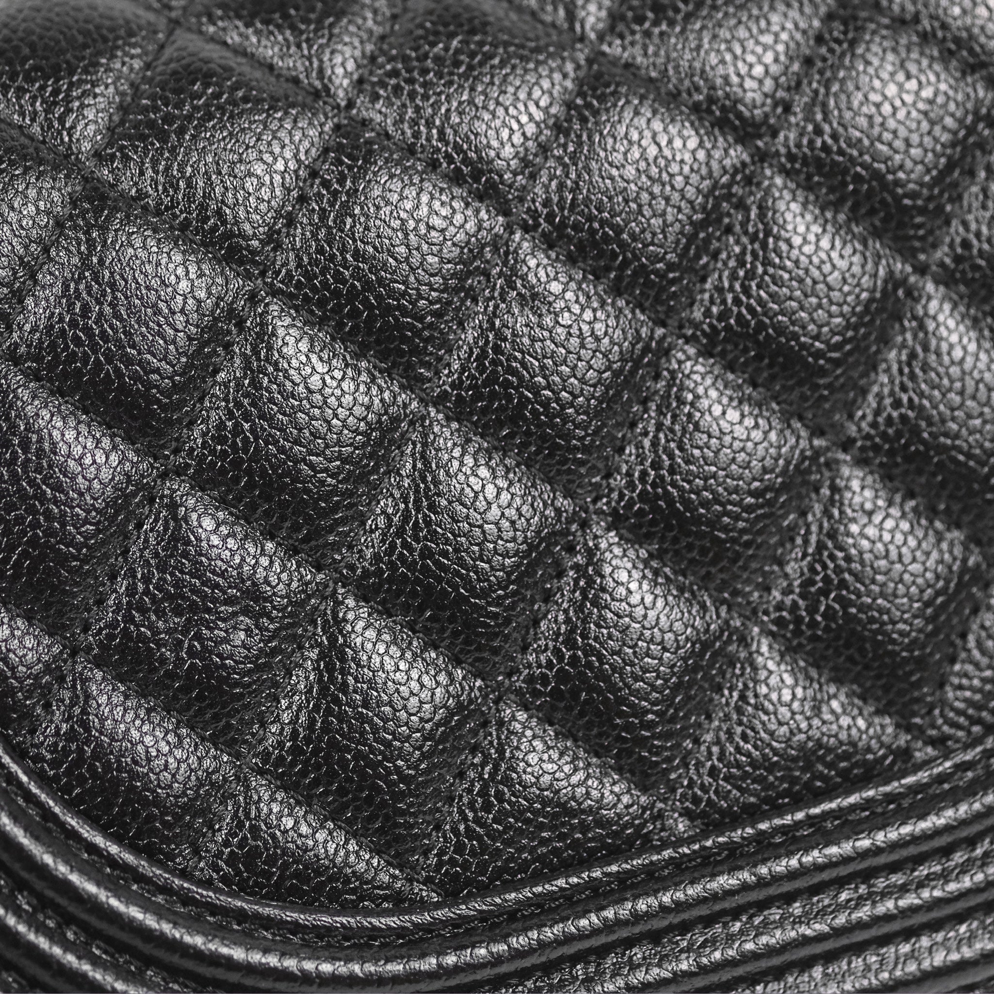 Chanel Boy Messenger Bag Black Caviar Leather with Aged Gold Hardware - Luxury Crossbody Bag for Women, Perfect for Work, Travel & Evening Events