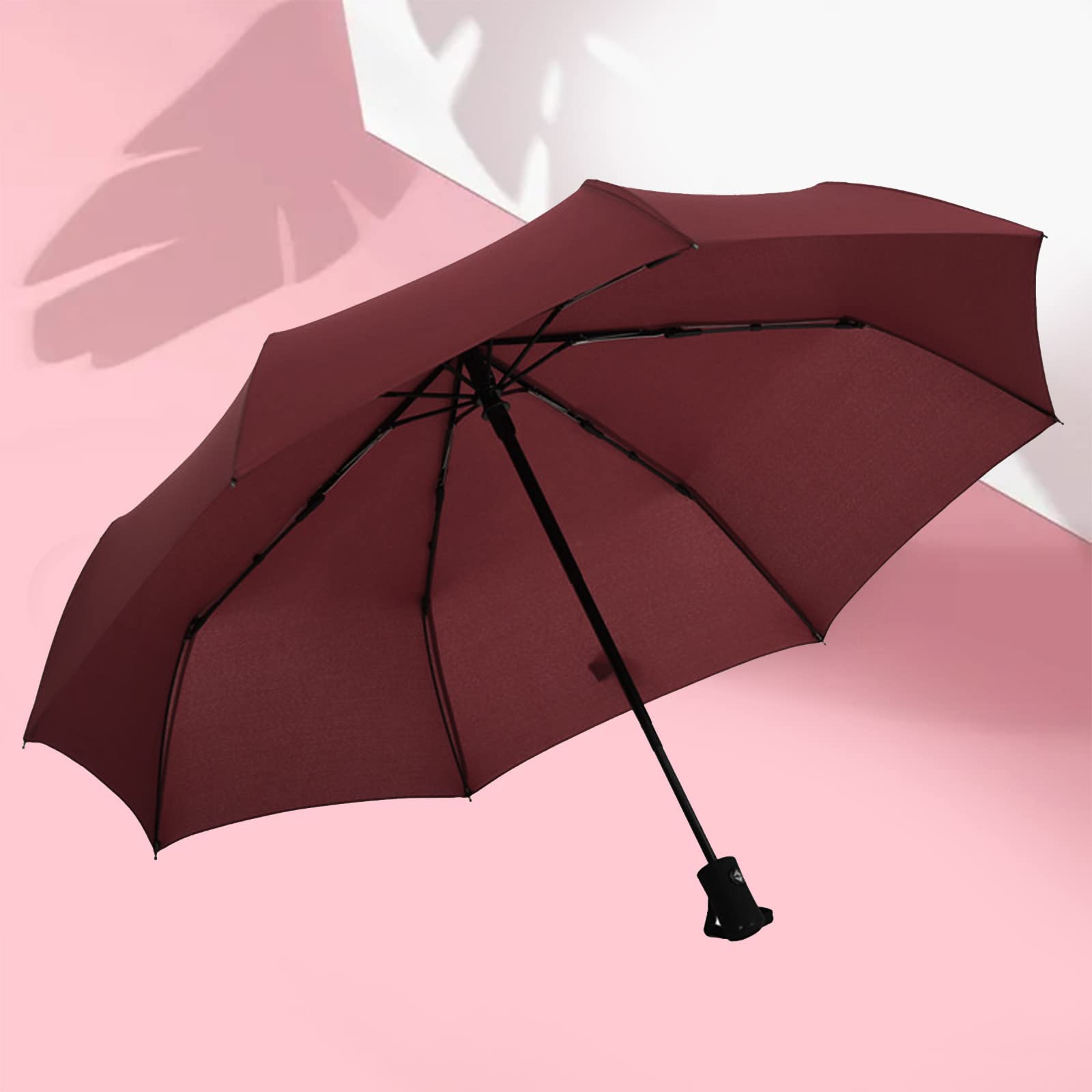 Compact Automatic Travel Umbrella - Windproof & Waterproof UV Protection Golf Umbrella for Men & Women (PU6) - Perfect for Travel, Commuting & Outdoor Activities