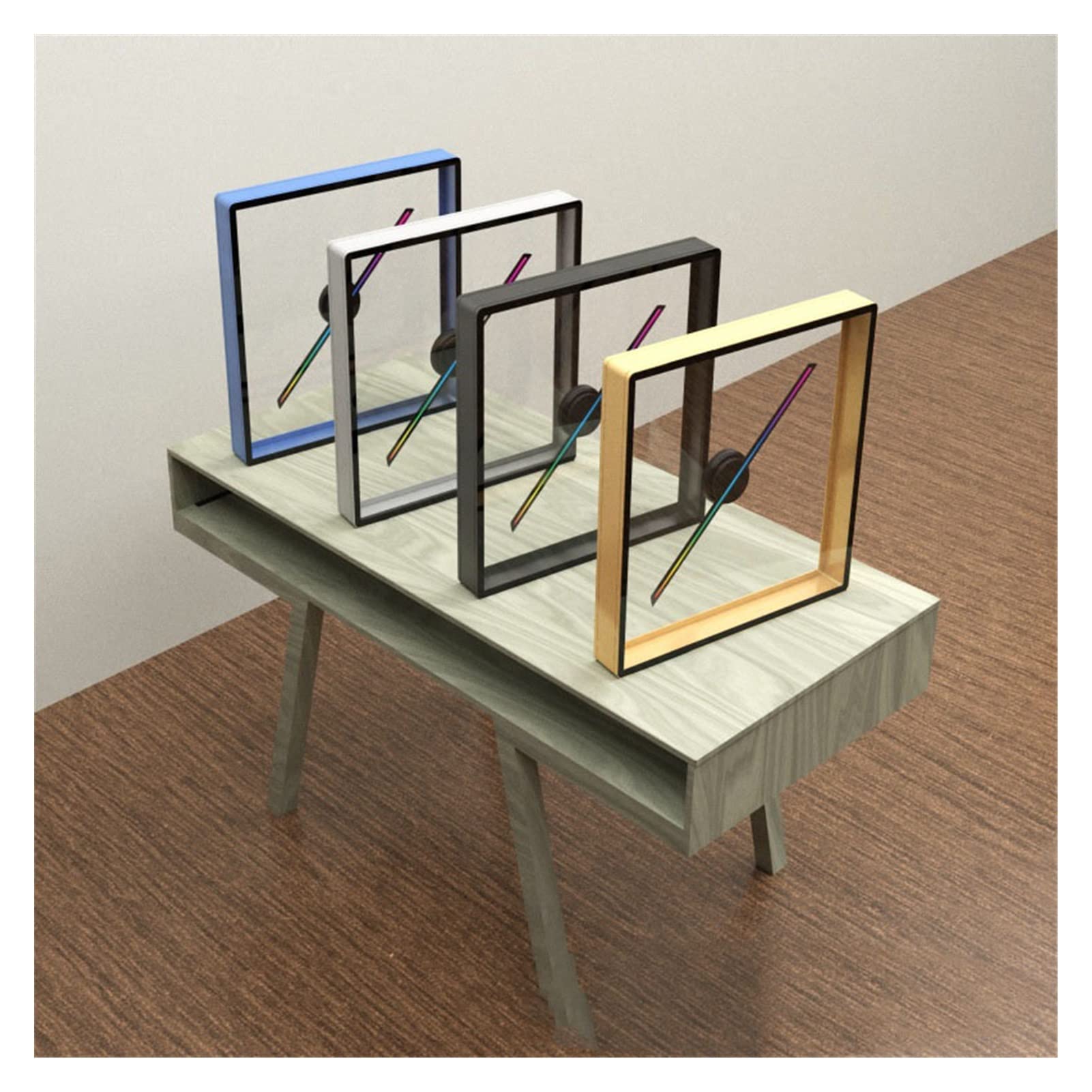 BJTYHT Holographic Projector - Naked Eye 3D Holographic Display for Advertising, Air Suspension LED Image Fan with Aluminum Alloy Frame - Perfect for Retail Stores, Trade Shows, and Event Promotions