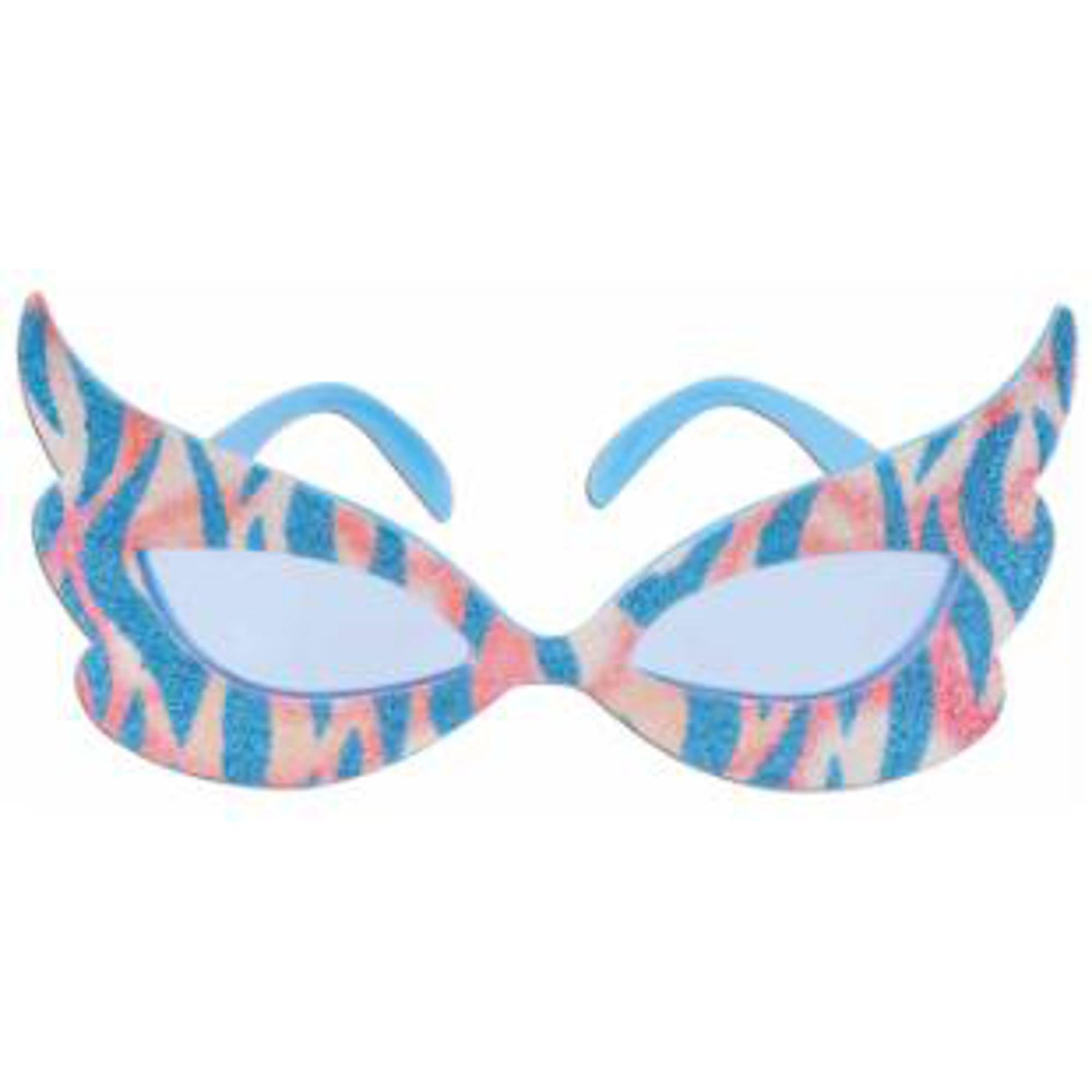 Rock & Roll Glitter Sunglasses for Women - Stylish Retro Cat Eye Shades for Concerts, Parties & Fashion Outfits