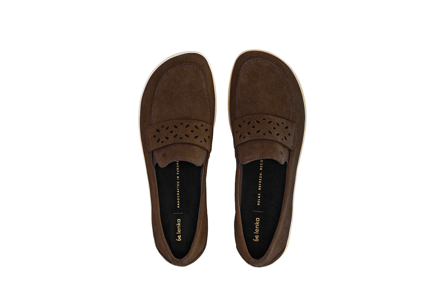 Barefoot Moccasins for Women - Be Lenka Bianca Genuine Leather Soft Sole Shoes in Chocolate Brown | Comfortable House Slippers for Indoor & Outdoor Wear