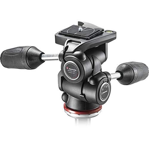 Manfrotto MH804 3WUS 3-Way Pan/Tilt Head for DSLR Cameras - Professional Tripod Head for Photography & Videography - Perfect for Travel, Studio & Outdoor Shooting