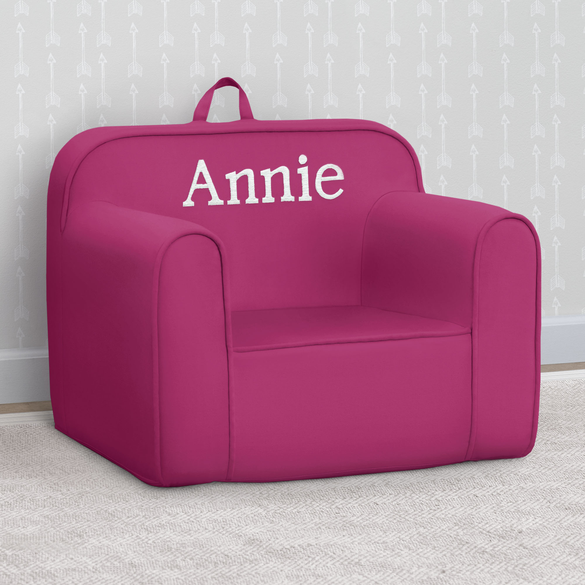 Personalized Cozee Chair for Kids - Custom Name & Design, Soft & Comfortable Toddler Chair - Perfect for Reading, Playtime & Relaxation at Home