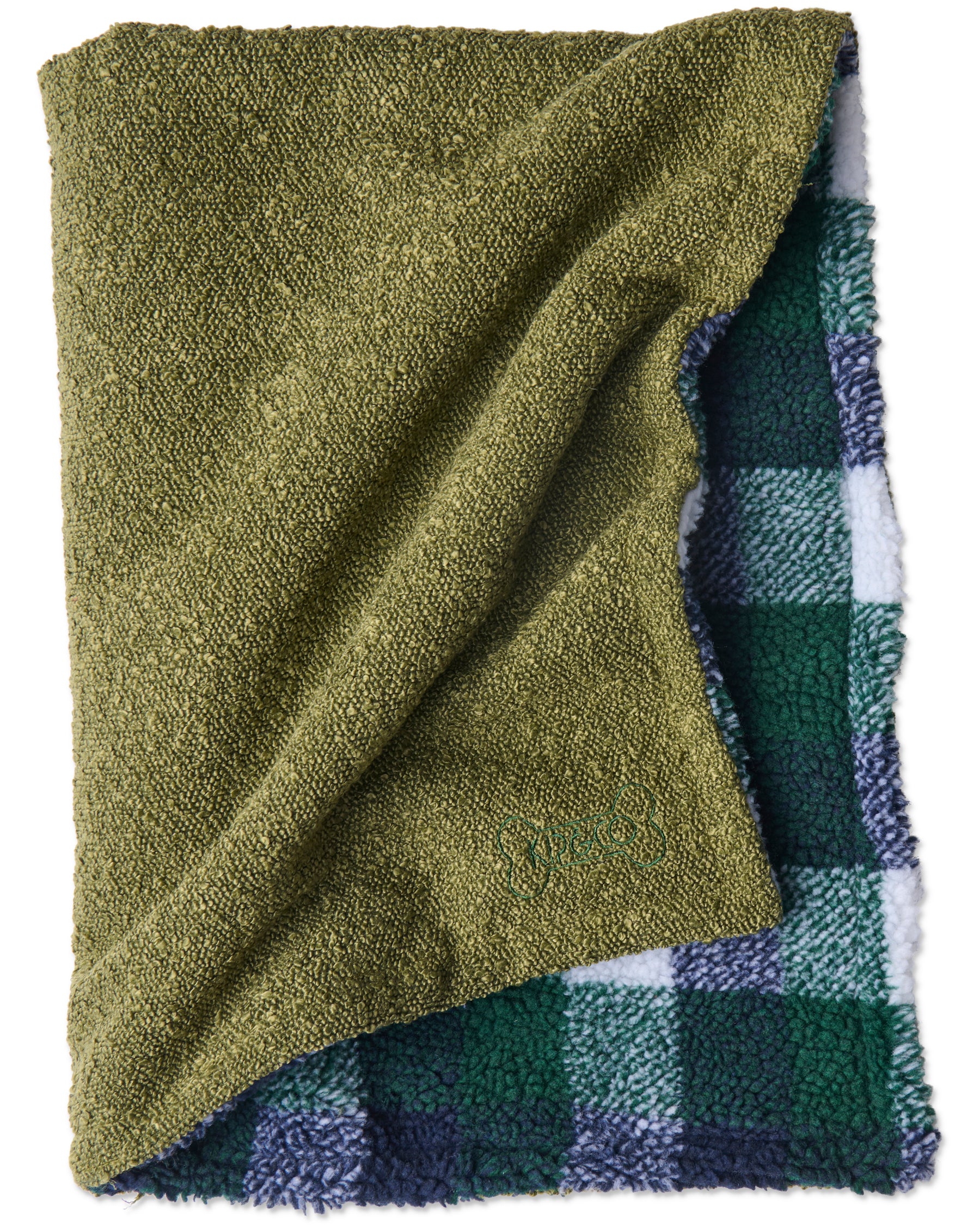 Fred Boucle Sherpa Dog Blanket - Ultra Soft & Warm Pet Blanket for Small, Medium & Large Dogs - Cozy Plush Throw for Beds, Couches & Car Rides - Machine Washable & Durable