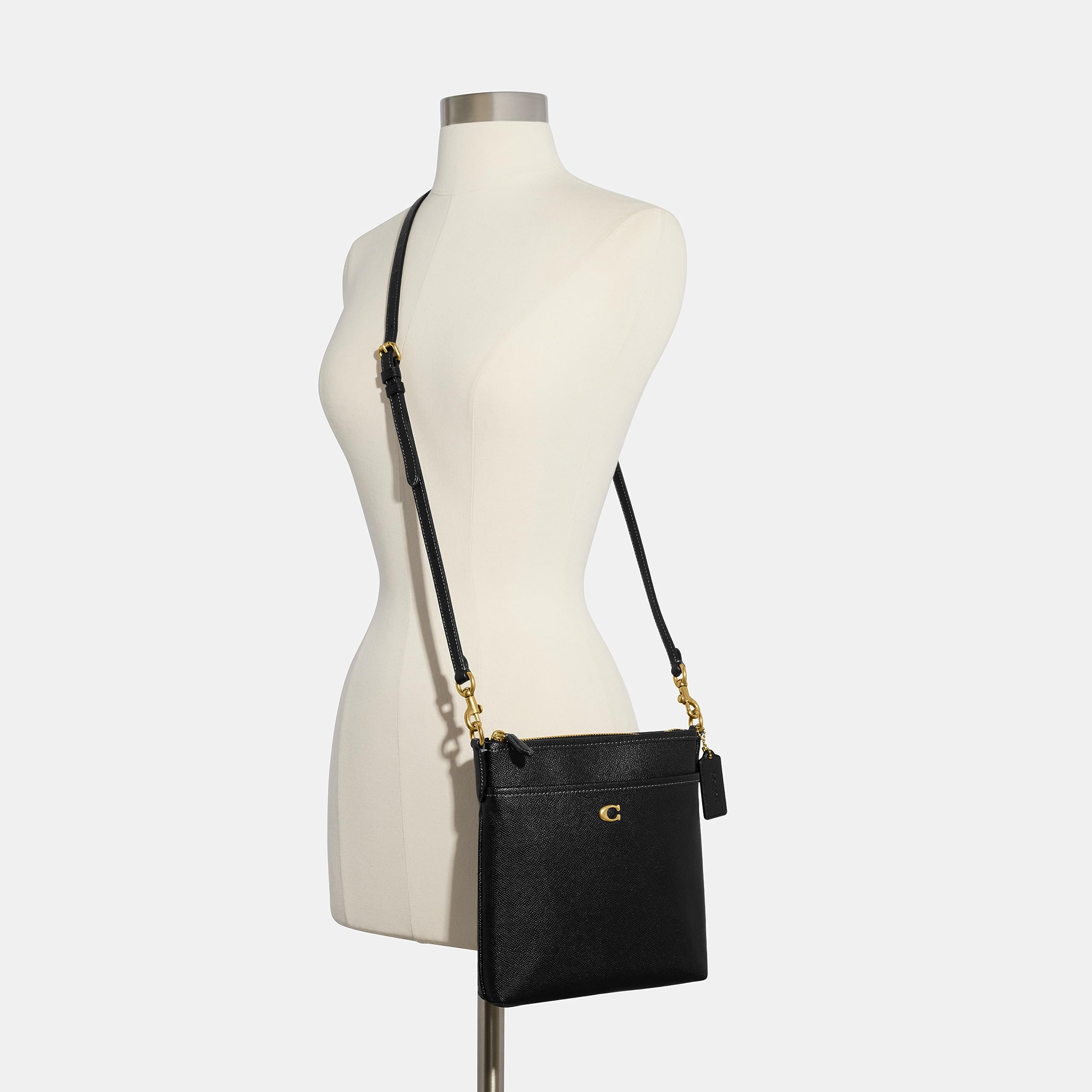 Coach Crossgrain Leather Kitt Messenger Bag for Women - Stylish Shoulder Bag for Work, Travel & Everyday Use | Durable Leather Crossbody Purse with Adjustable Strap