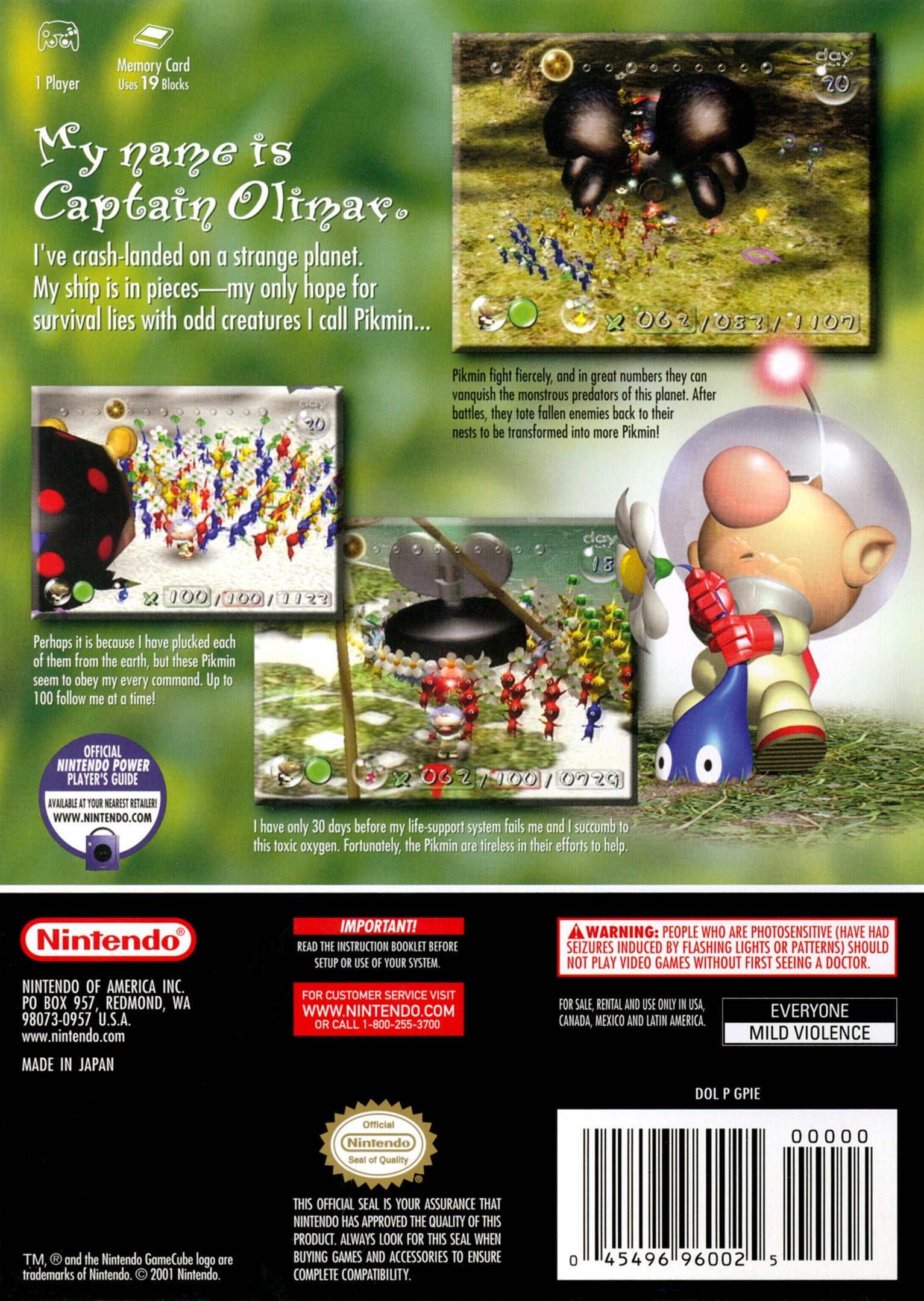 Used Pikmin GameCube Video Game - Classic Nintendo Adventure for Collectors & Retro Gaming Enthusiasts | Perfect for Nostalgic Playthroughs & Gaming Collections