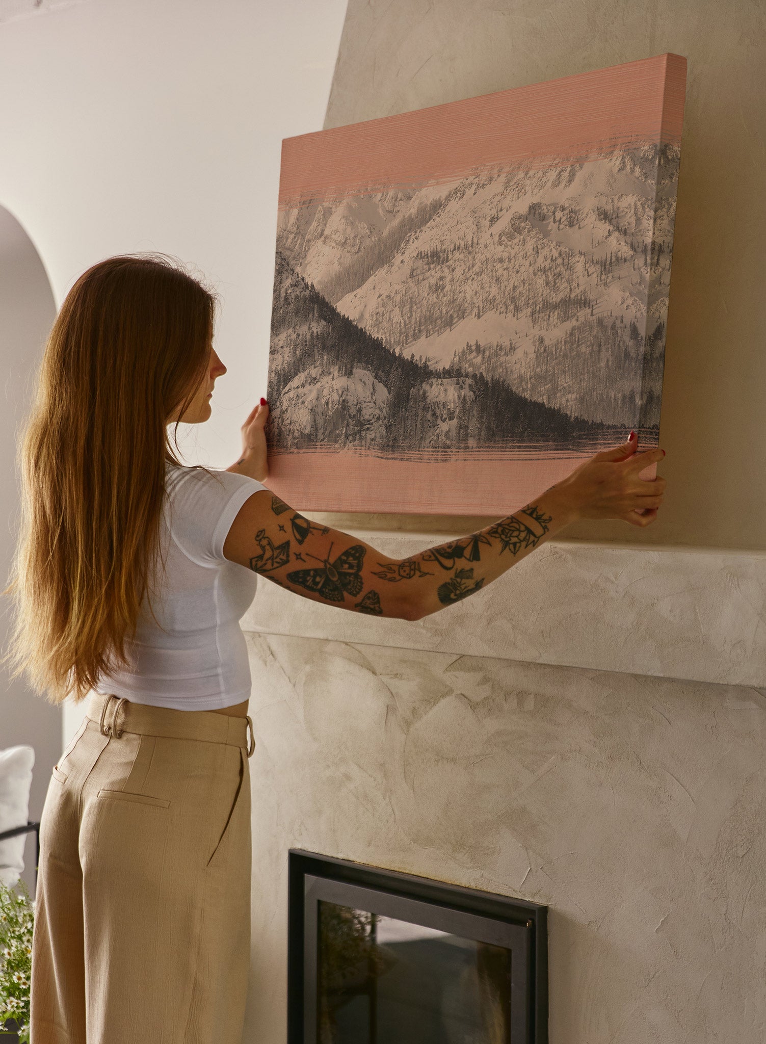 Peak Panorama Poster - Stunning Mountain Landscape Wall Art for Home & Office Decor | Perfect for Living Room, Bedroom, or Gift