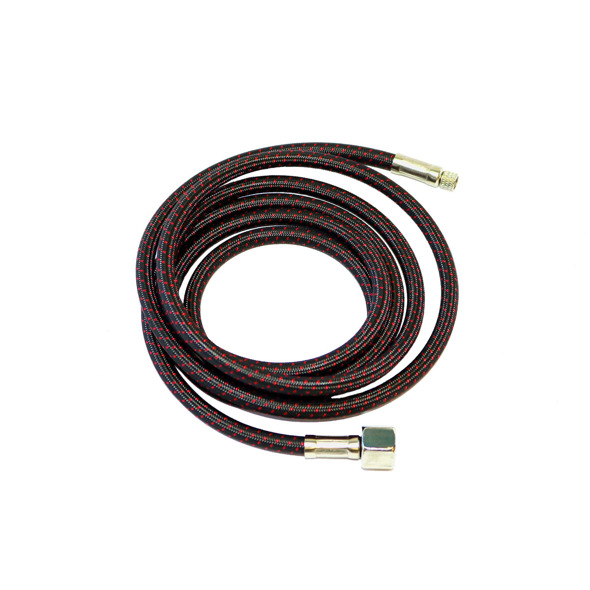 15 Foot Heavy Duty Air Hose with Quick Connect Couplings - Ideal for Air Compressors, Pneumatic Tools, and Inflating Tires