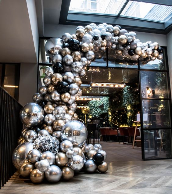 Luxury Organic Garland Arch for Christmas & New Year Decor - Perfect for Holiday Parties, Weddings, and Home Decoration