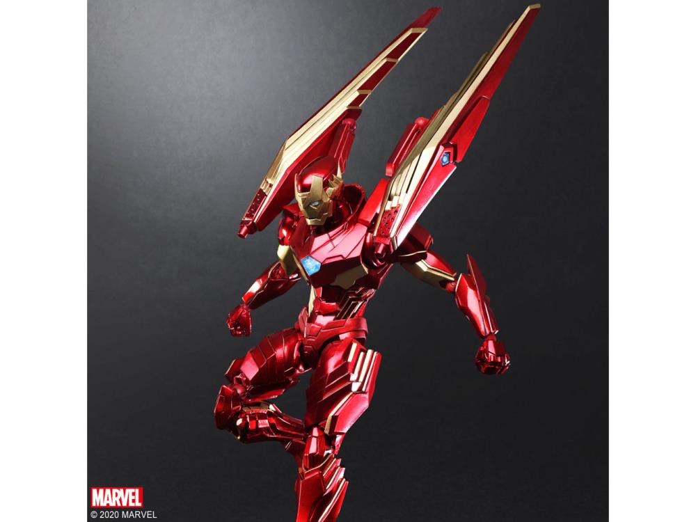 Bring Arts Marvel Universe Variant Iron Man Action Figure by Square Enix - Collectible Superhero Toy for Display & Play | Perfect for Marvel Fans & Collectors