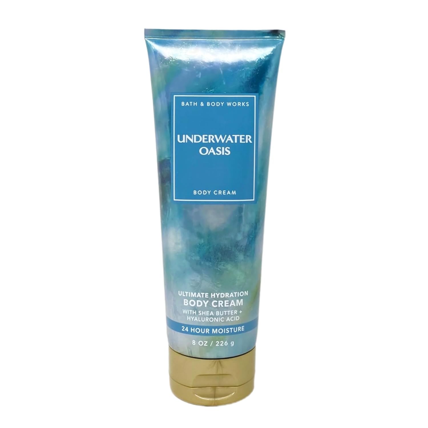 Bath and Body Works Underwater Oasis Ultra Shea Body Cream 8 oz - Deeply Moisturizing Shea Butter Lotion for Dry Skin - 2019 Limited Edition - Perfect for Spa Days, Gift Giving & Daily Hydration