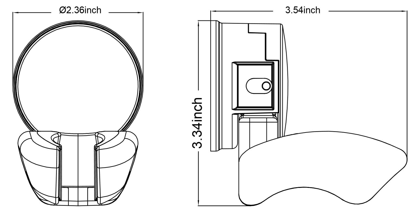 Dual Position No-Drill Vacuum Suction Handheld Shower Head Holder - Chrome Finish for Bathroom & Shower Convenience