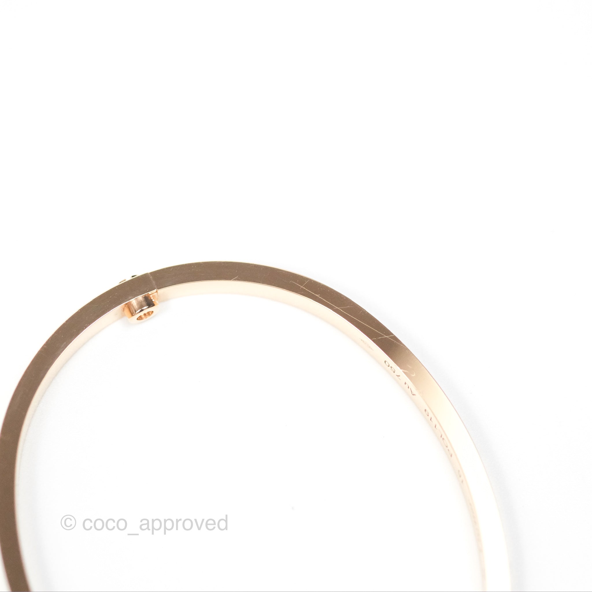 Cartier Small Love Bracelet in 18K Rose Gold - Size 15 | Luxury Jewelry for Women, Perfect for Anniversary Gifts & Special Occasions