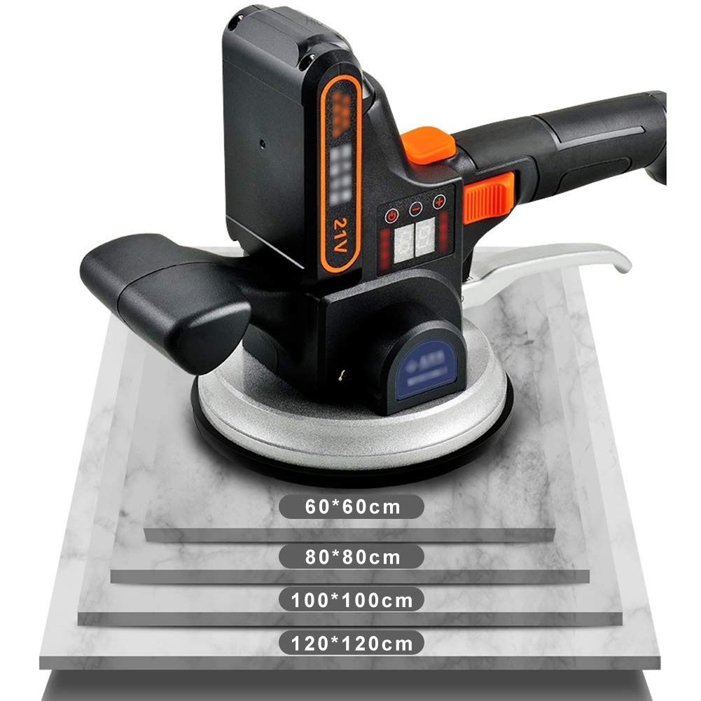 Electric Tile Leveling Machine - Rechargeable Automatic Floor & Wall Tiling Tool with 200kg Max Adsorption - Perfect for Home Renovation, Bathroom Remodeling, and Professional Construction Projects