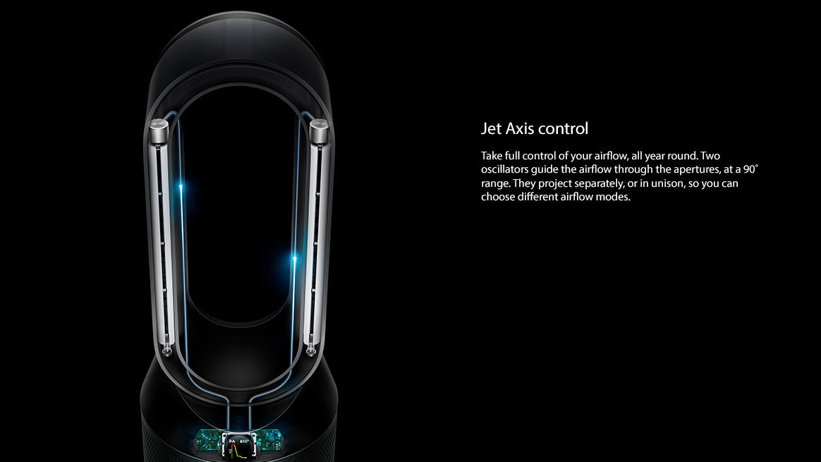 Refurbished Dyson Pure Humidify+Cool PH01 Air Purifier & Humidifier - Excellent Condition with 1 Year Dyson Warranty | For Bedroom, Living Room & Office Use